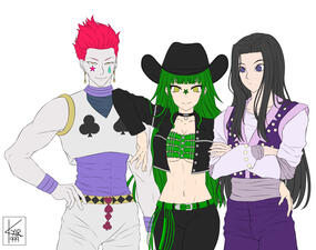 Kiyori(OC), Hisoka & Illumi Kiyori(OC), Hisoka & Illumi
